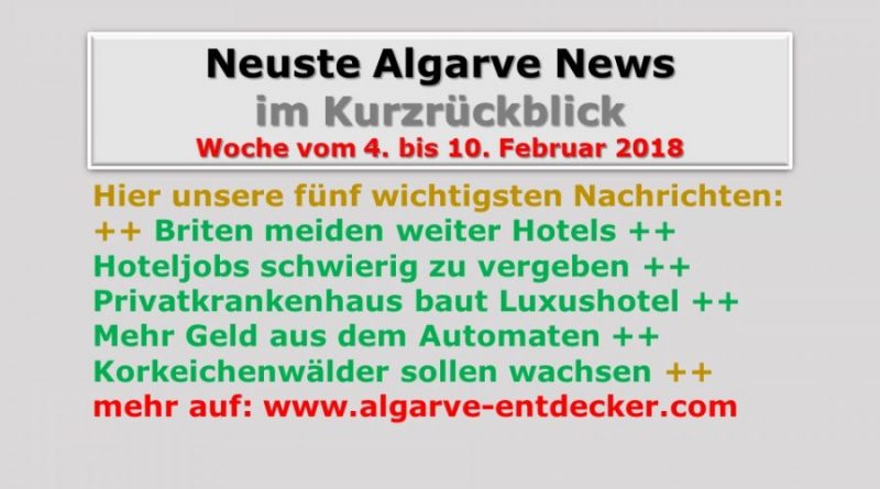 Algarve News für KW 6 vom 4. bis 10. Februar 2018